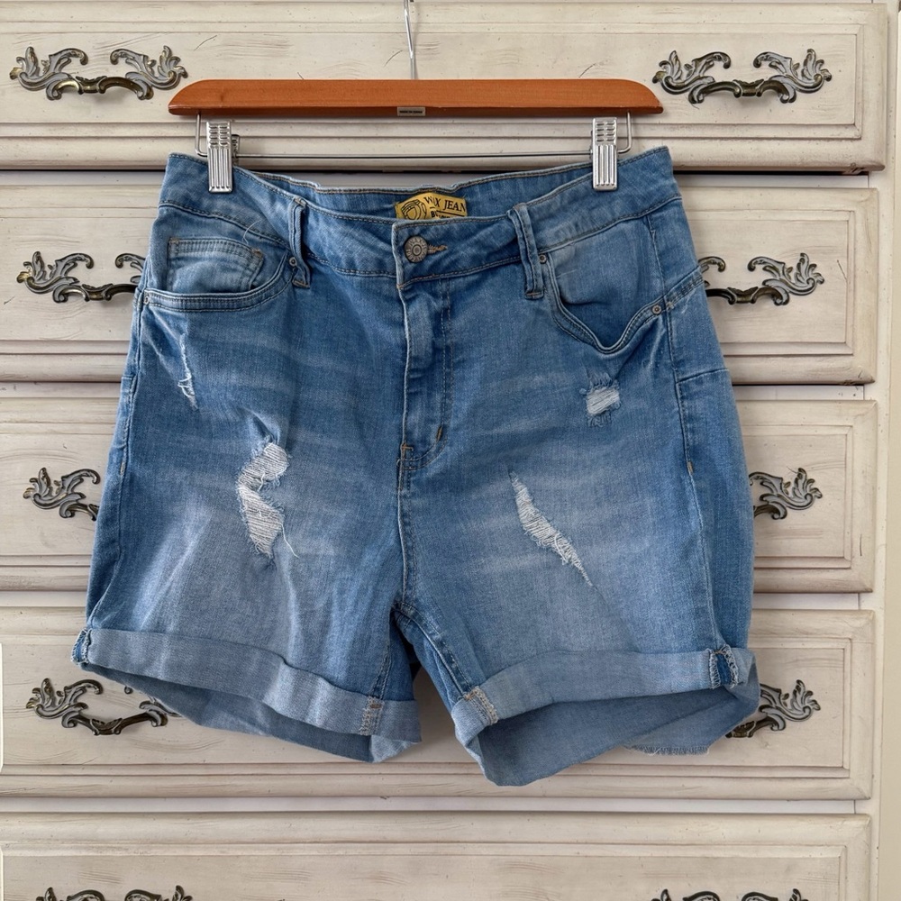 Wax Jean Plus Size Shorts
